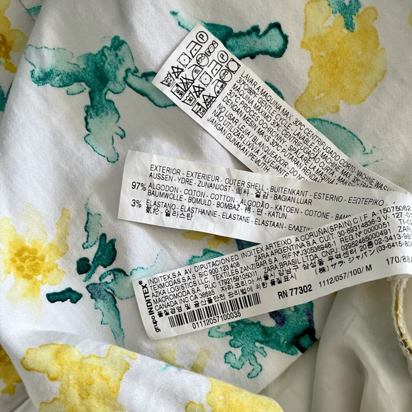 Zara Non sleeve Mini Print Dress - Picture 8 of 10